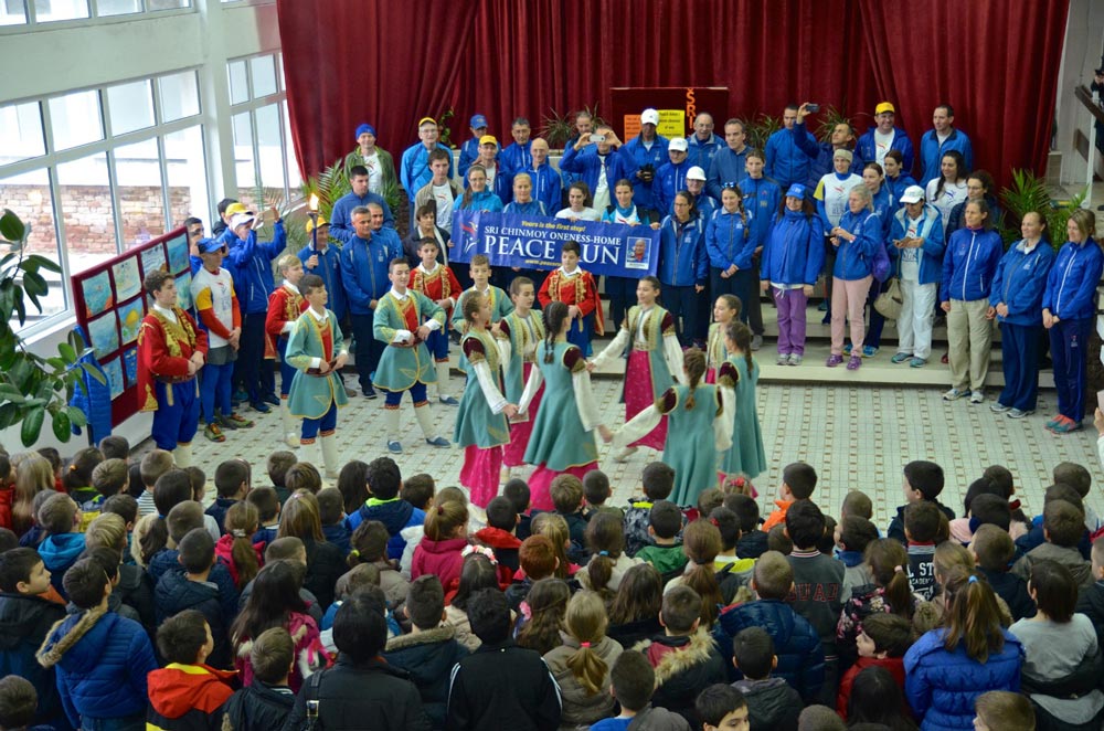 Peace Run at school