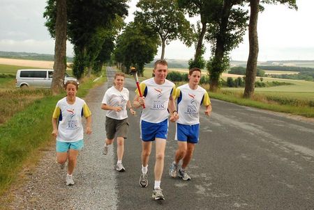 france Running Through the French Countryside