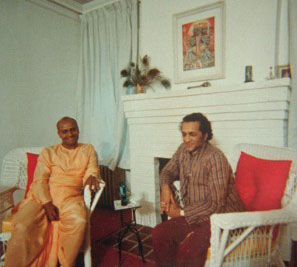 Ravi Shankar and Sri Chinmoy an early meeting ravi-early-years